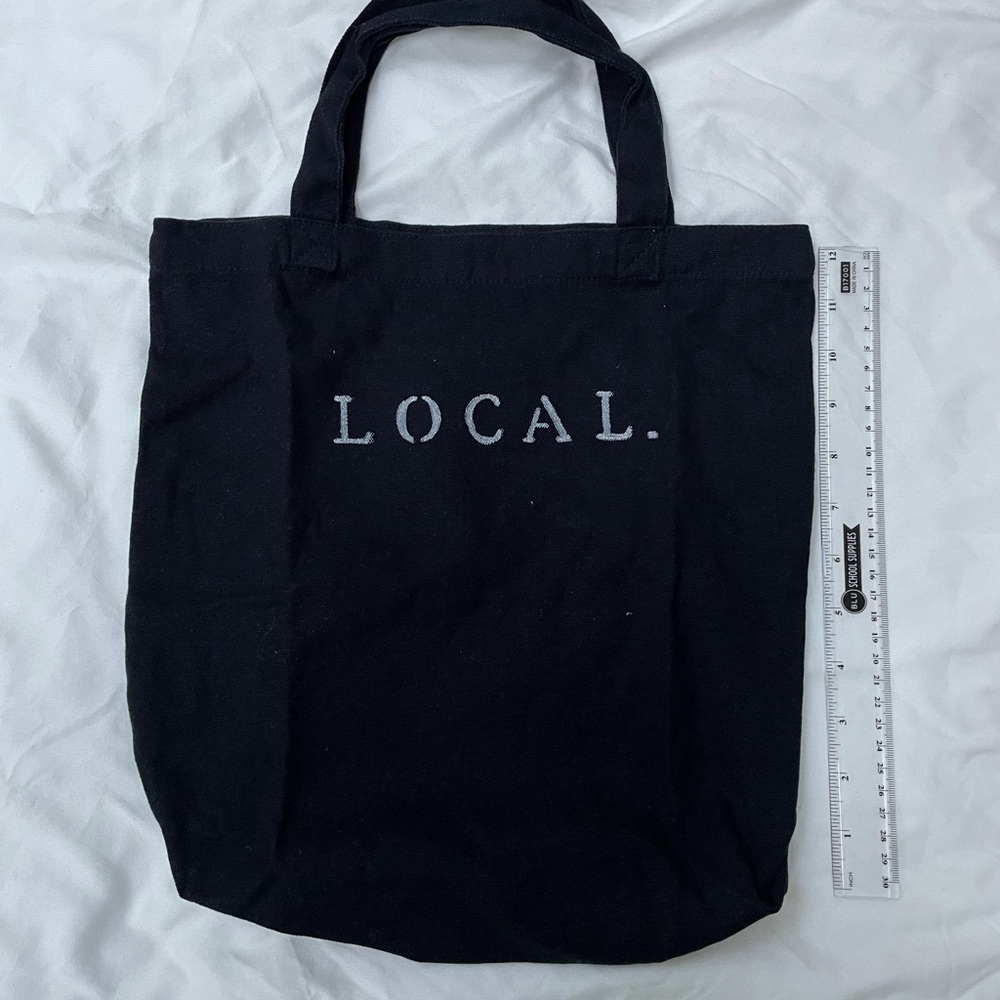 Handmade canvas tote bag